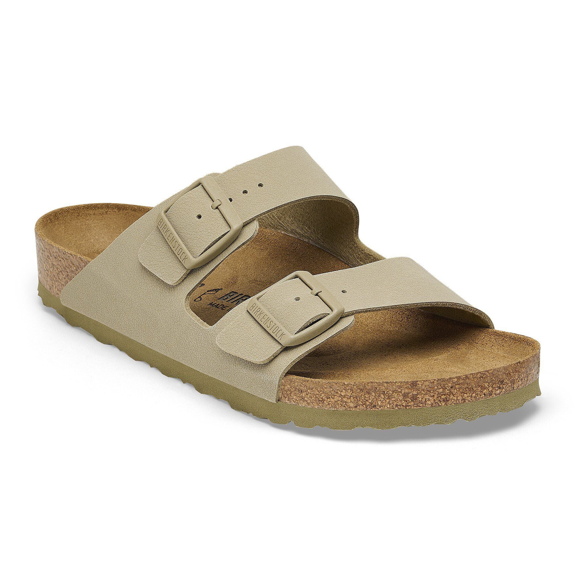Birkenstock Arizona Birko-Flor Regular Faded Khaki