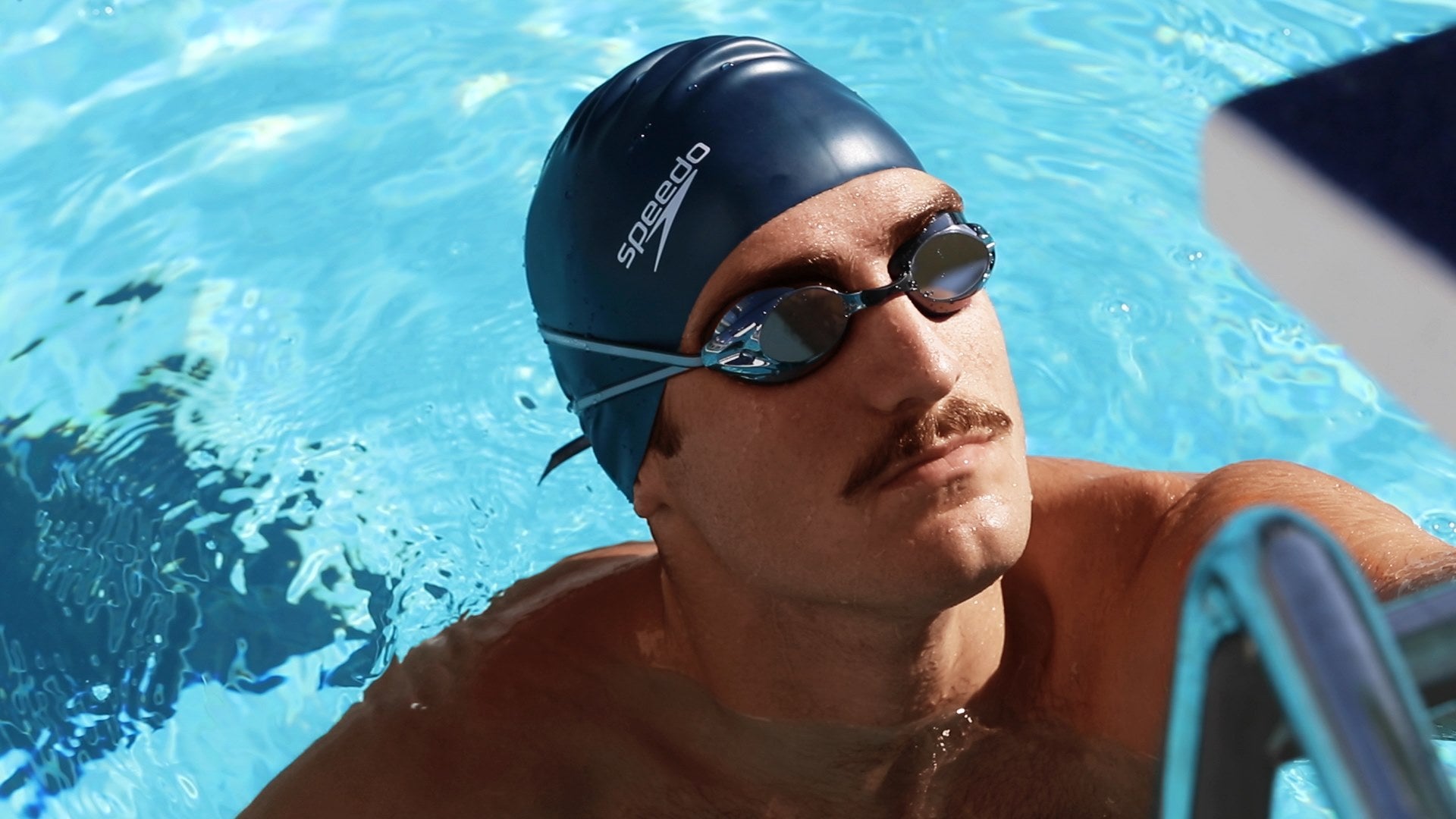 Speedo Opal Mirror Navy/Blue/Adriatic Goggles - Frontrunner Colombo