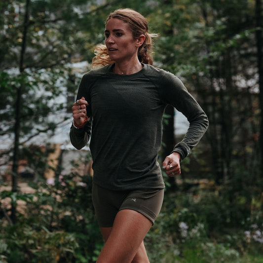 Tracksmith Brighton Base Layer Womens - Frontrunner Colombo