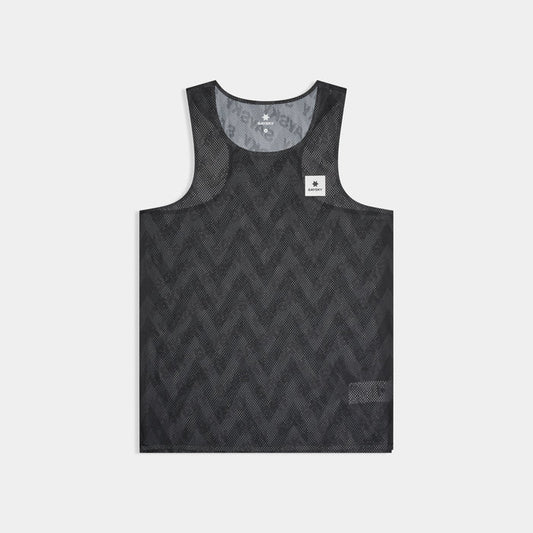 Saysky Zig Zag Flow Air Singlet Mens Black - Frontrunner Colombo