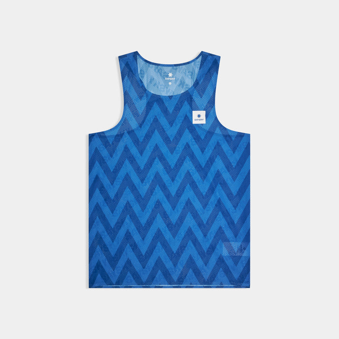 Saysky Zig Zag Flow Air Singlet Mens Blue - Frontrunner Colombo