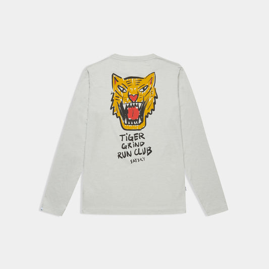 Saysky Tiger Pace Long Sleeve Mens Grey - Frontrunner Colombo