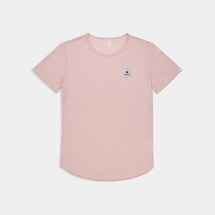 Saysky Reactive Flow T-Shirt Mens Pink Logo - Frontrunner Colombo