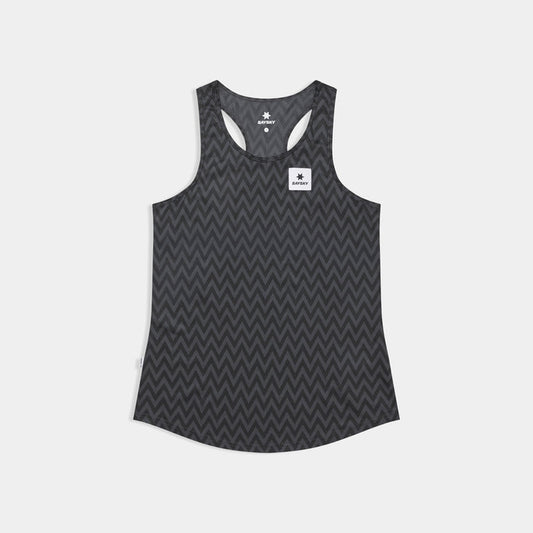 Saysky Zig Zag Combat Singlet Womens Black - Frontrunner Colombo