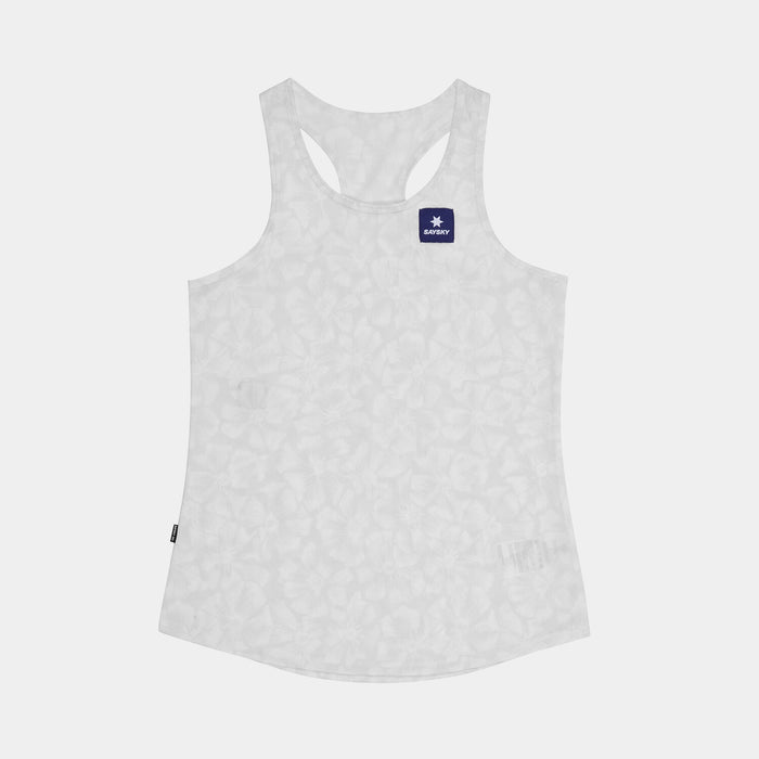 Saysky Flower Combat Singlet Womens White - Frontrunner Colombo