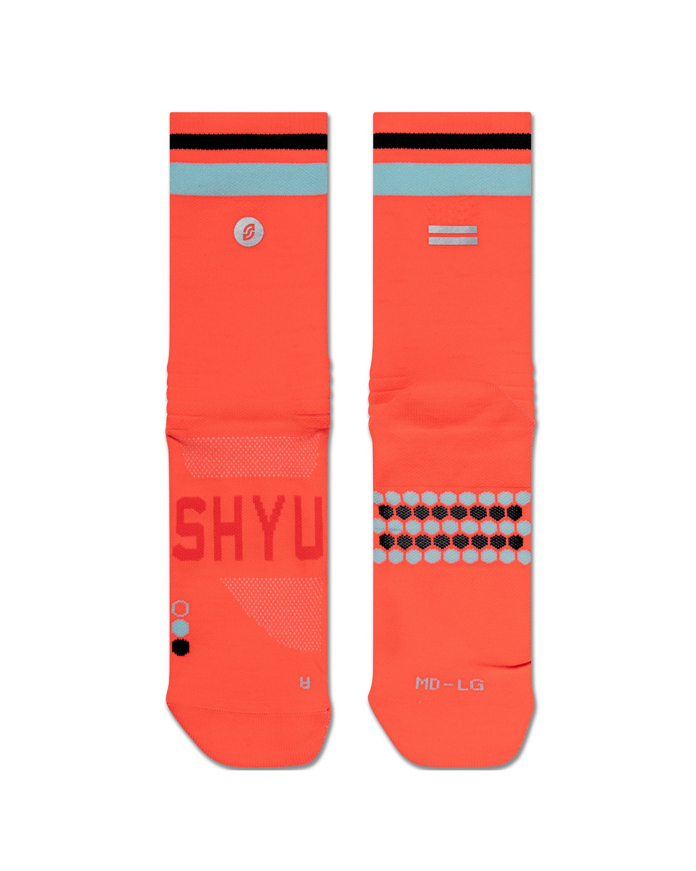 SHYU Racing Half Crew - Coral/Sky/Black - Frontrunner Colombo