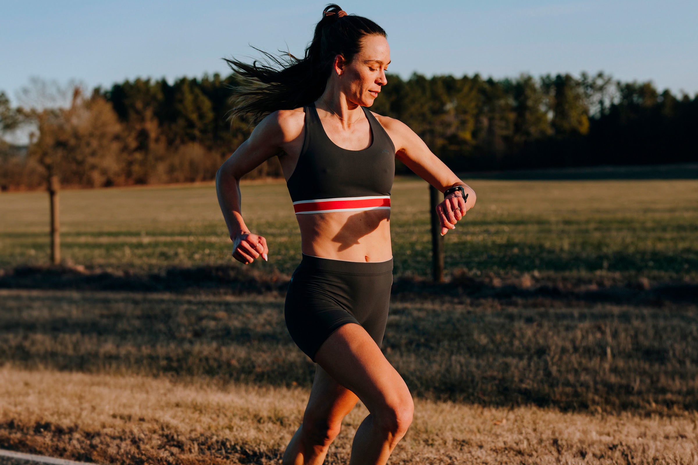 Tracksmith Turnover Tights Women - Frontrunner Colombo