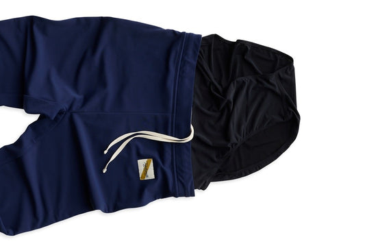 Tracksmith Turnover Tights (Lined) Mens - Navy - Frontrunner Colombo