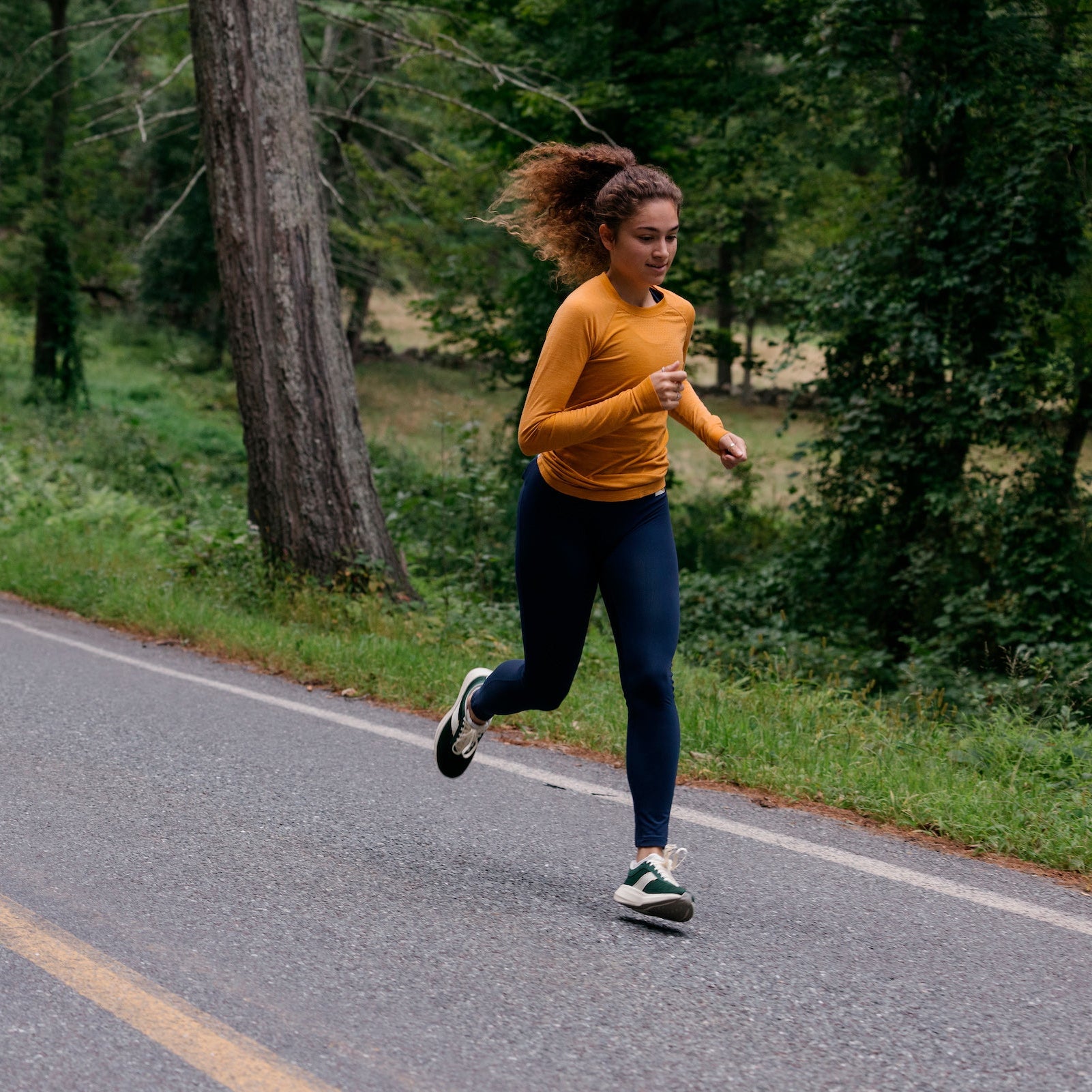 Tracksmith Turnover Tights Womens - Frontrunner Colombo