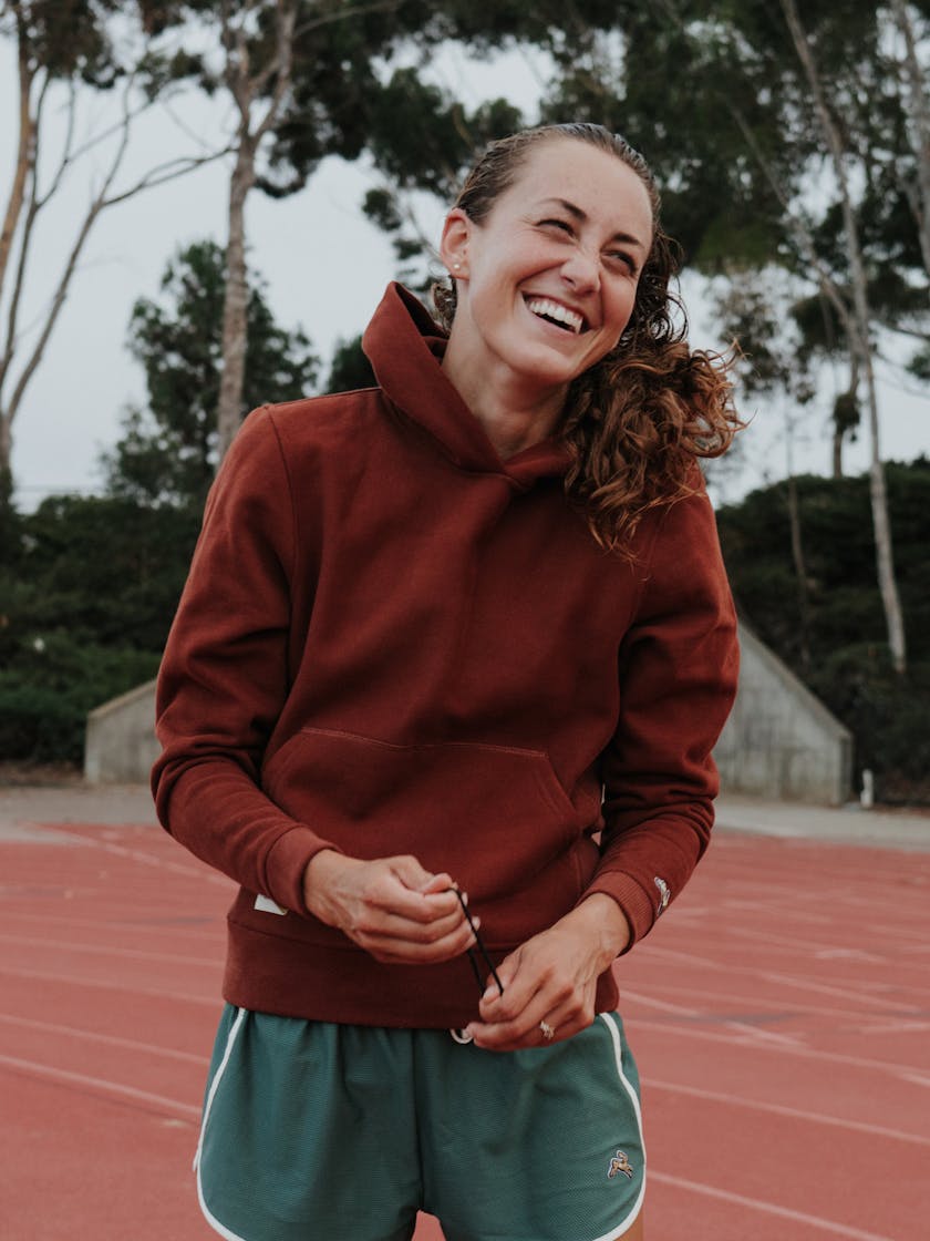 Tracksmith Trackhouse Sweatshirt Womens - Frontrunner Colombo