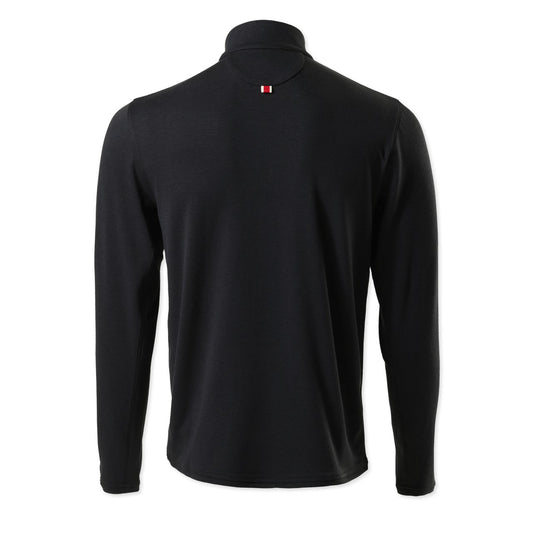 Tracksmith Session Quarter Zip Mens - Black - Frontrunner Colombo