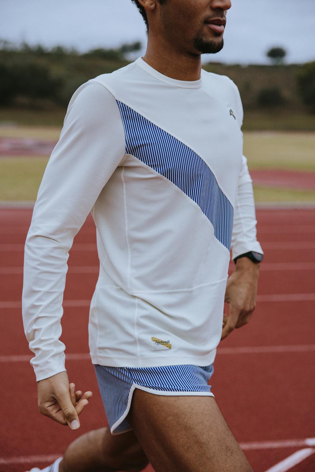 Tracksmith Van Cortlandt Long Sleeve Mens - Frontrunner Colombo