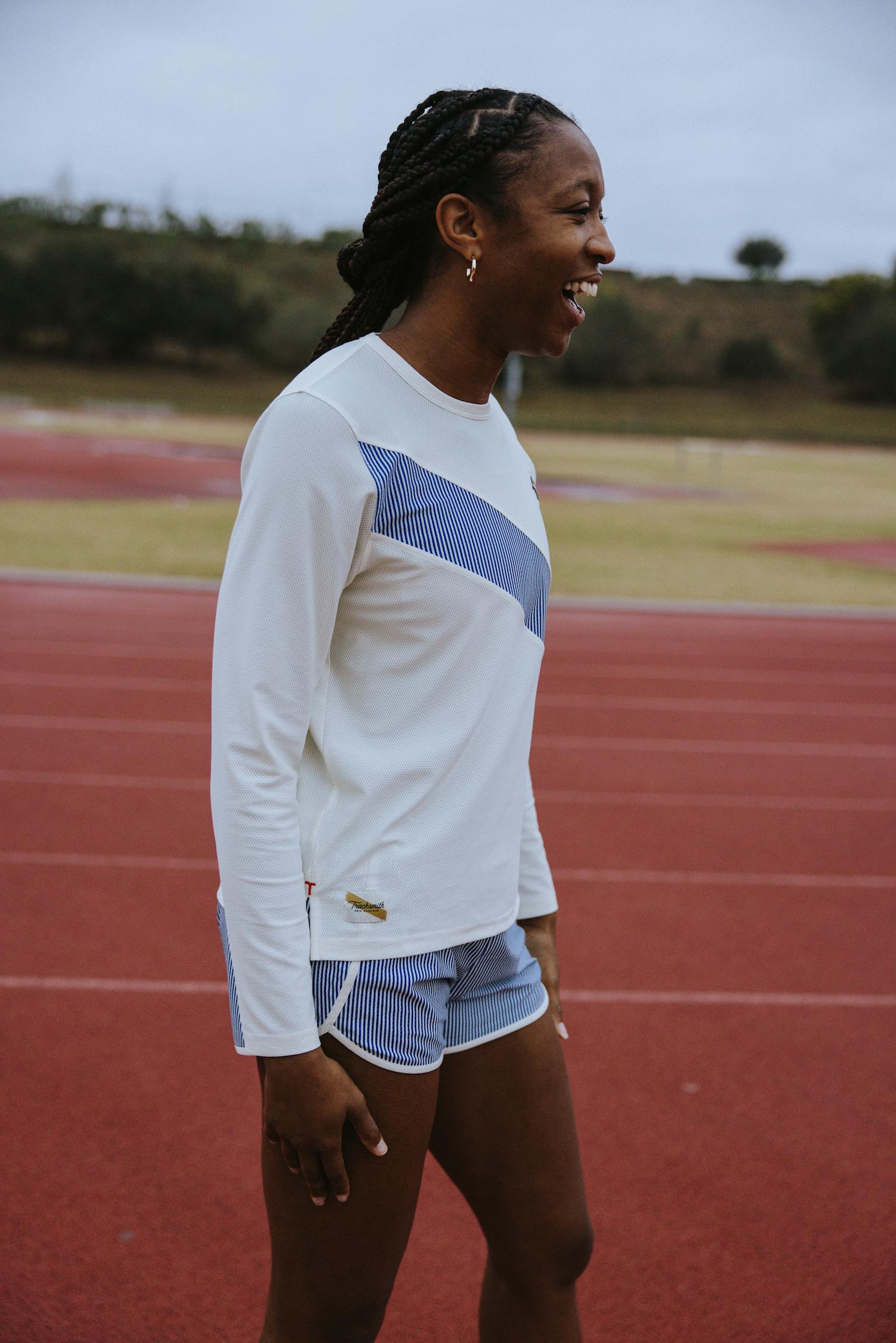 Tracksmith Van Cortlandt Long Sleeve Womens - Frontrunner Colombo