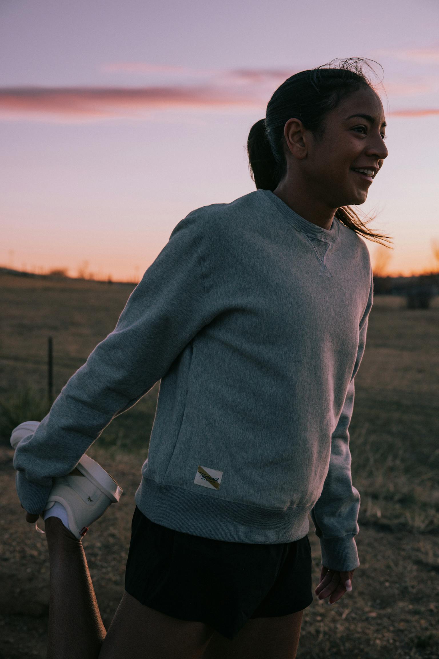 Tracksmith Trackhouse Crew Womens - Frontrunner Colombo