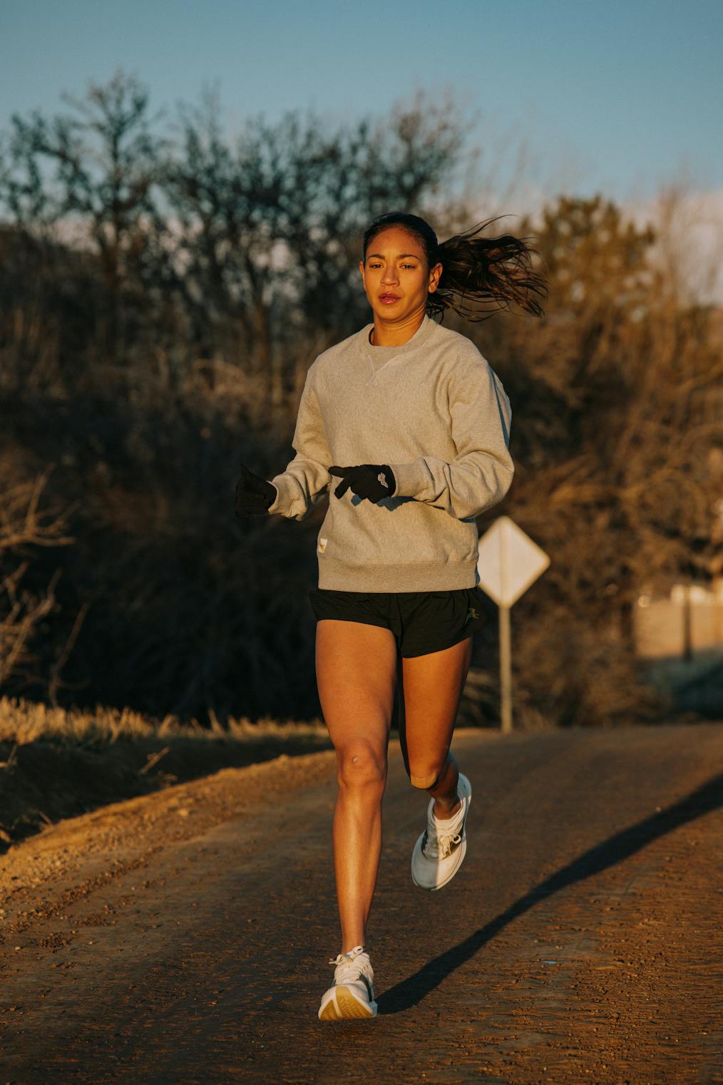 Tracksmith Trackhouse Crew Womens - Frontrunner Colombo