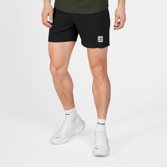 Saysky Flow Shorts 5" Black worn, front