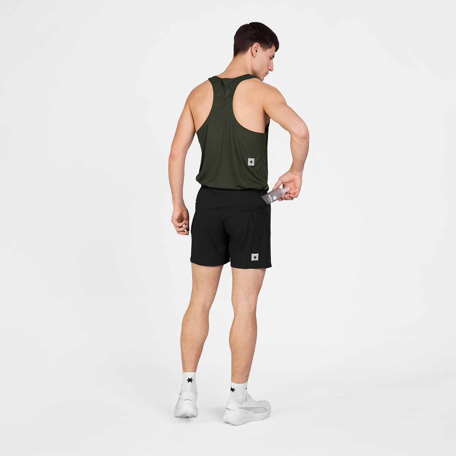 Saysky Flow Shorts 5" Black detail 2
