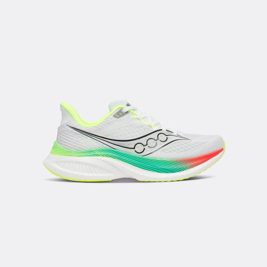 Saucony Endorphin Speed 5 (D Standard) Mens White/Multi - Frontrunner Colombo