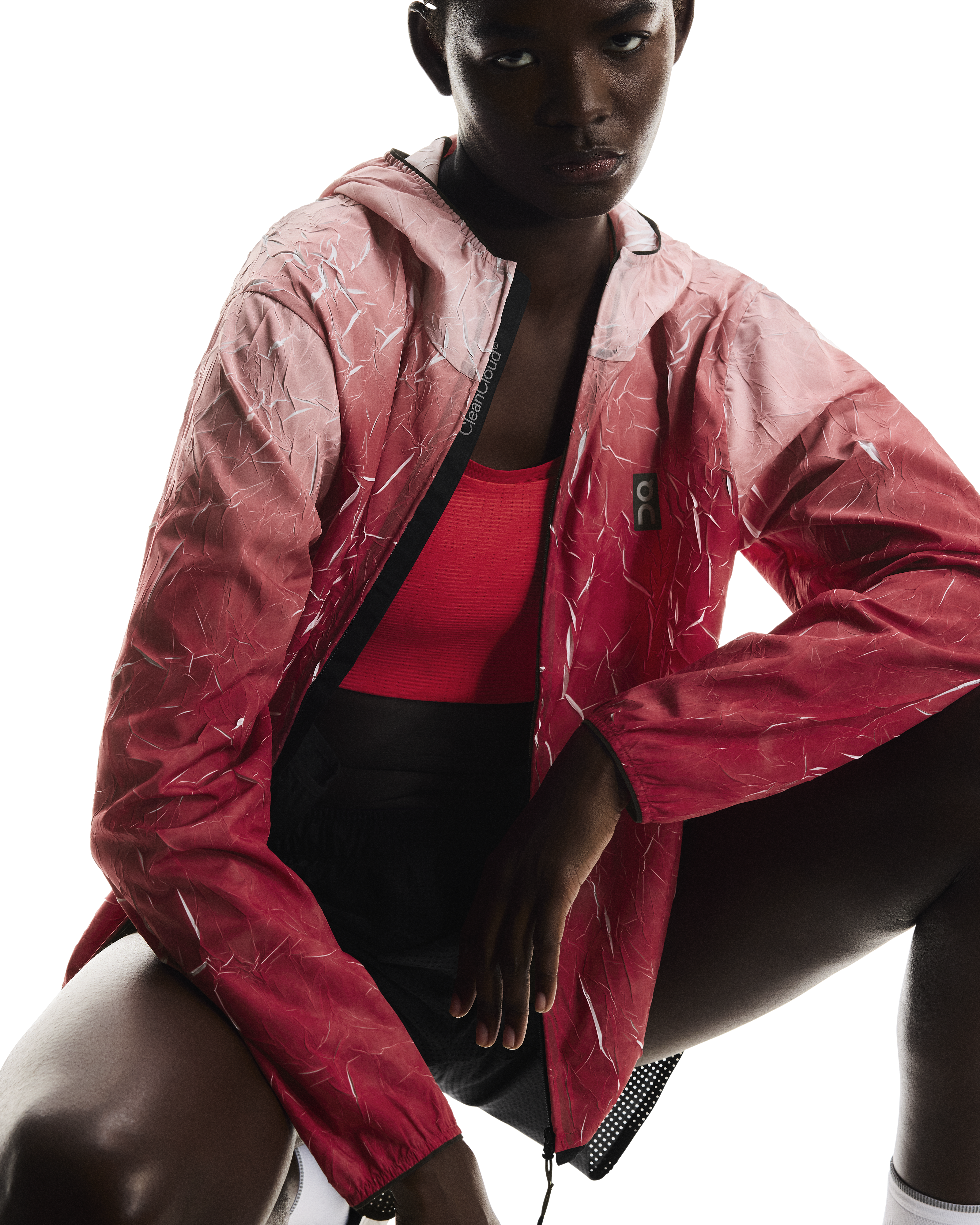 On Running Pace Jacket Womens Red - Frontrunner Colombo