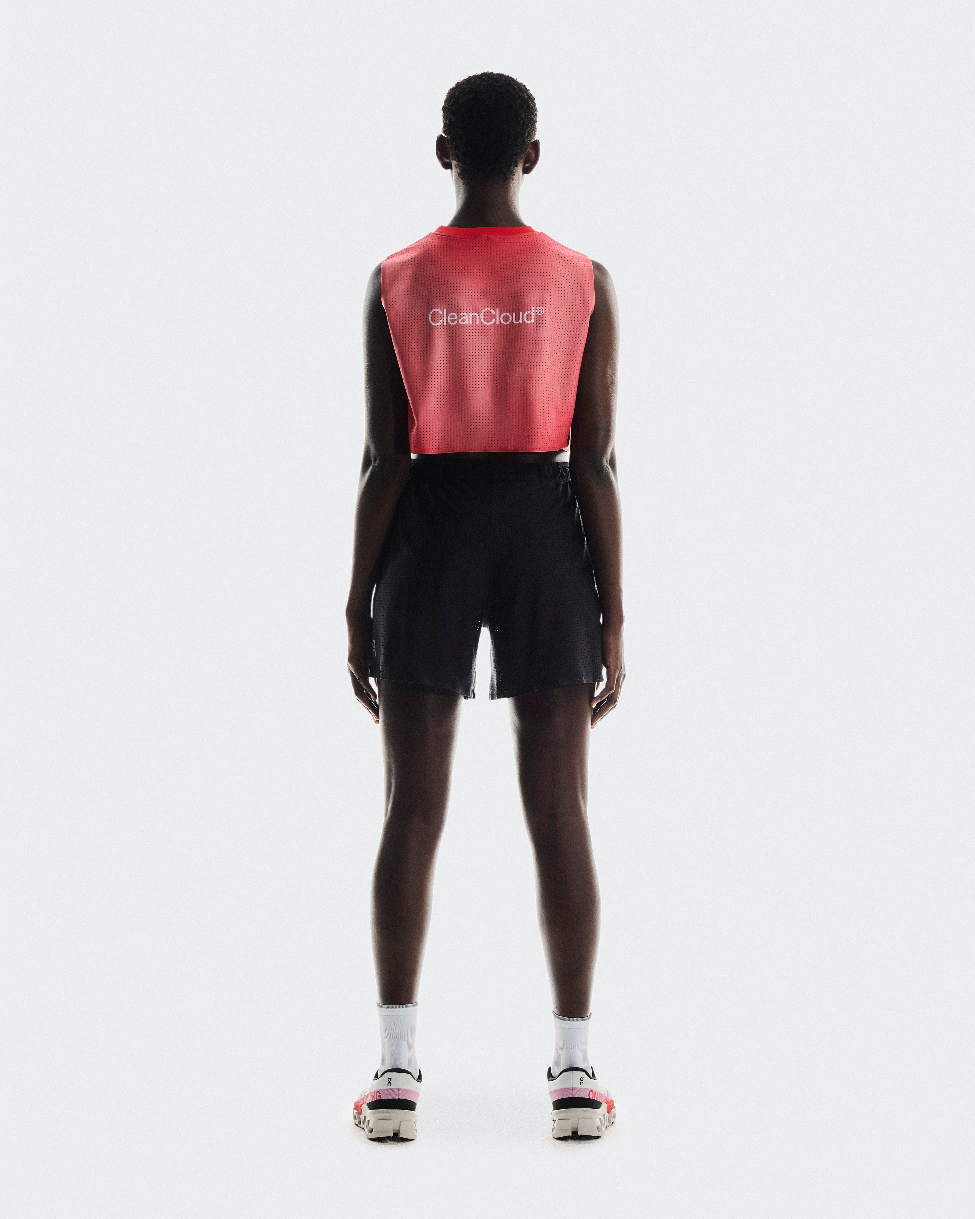 On Running Pace Tank Womens Red - Frontrunner Colombo