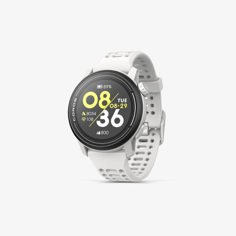 Coros Pace 3 (Silicone Band) - White - Frontrunner Colombo