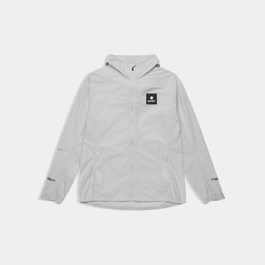 Saysky Clean Pace Flex Hooded Jacket Womens Grey - Frontrunner Colombo