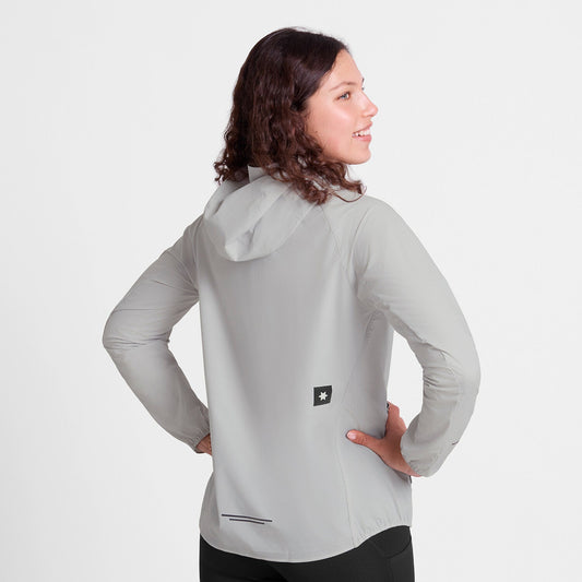 Saysky Clean Pace Flex Hooded Jacket Womens Grey - Frontrunner Colombo