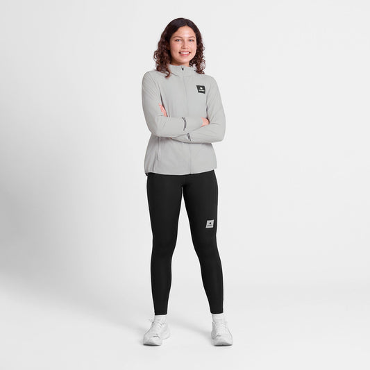 Saysky Clean Pace Flex Hooded Jacket Womens Grey - Frontrunner Colombo