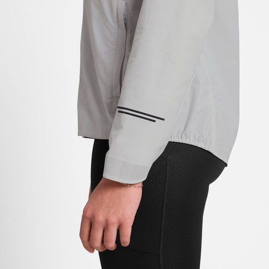 Saysky Clean Pace Flex Hooded Jacket Womens Grey - Frontrunner Colombo