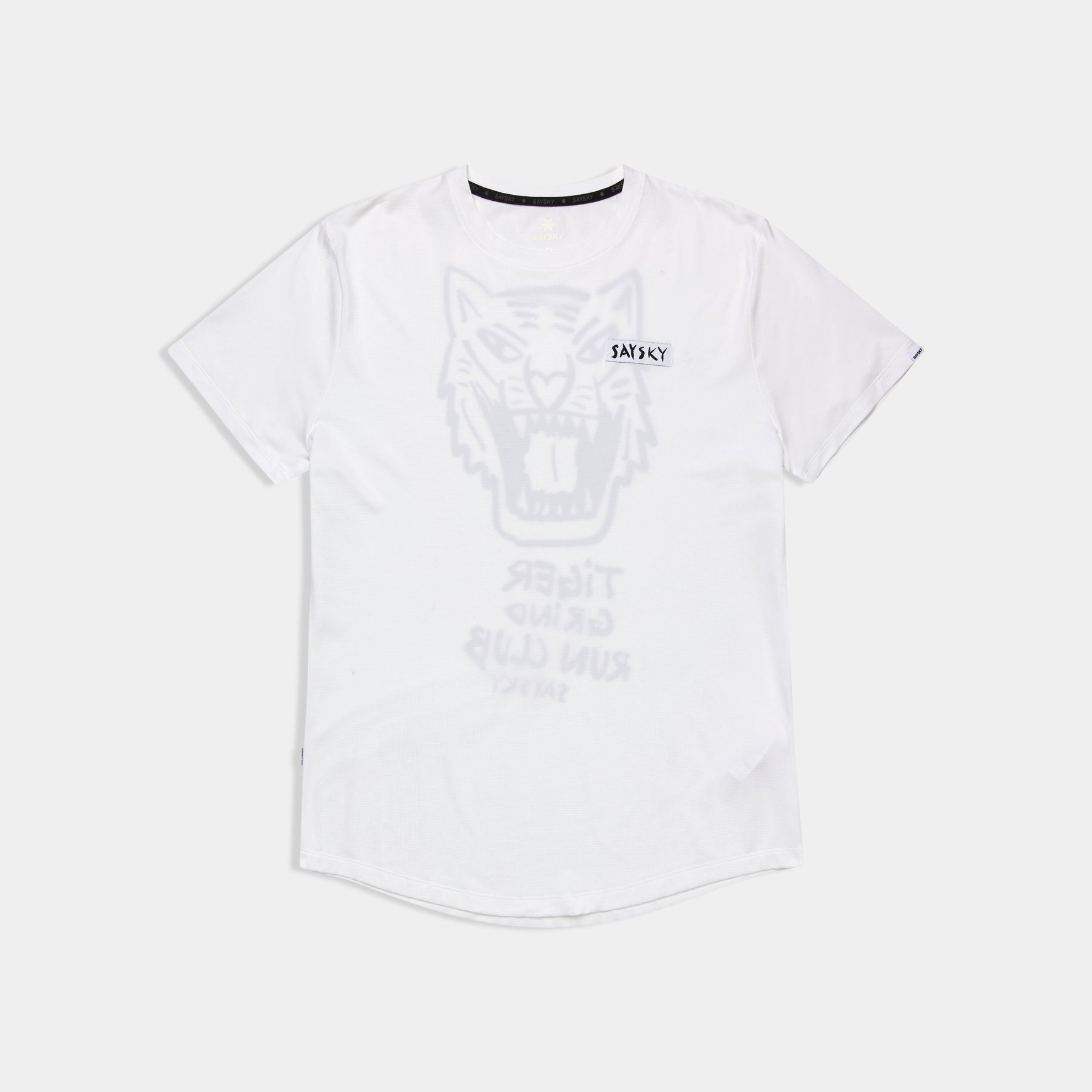Saysky Tiger Combat Pro T-Shirt Mens White - Frontrunner Colombo