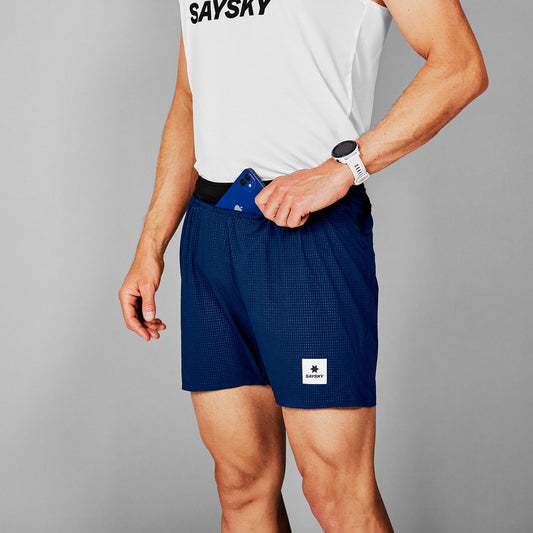 Saysky Flow Shorts 5" Mens Blue - Frontrunner Colombo