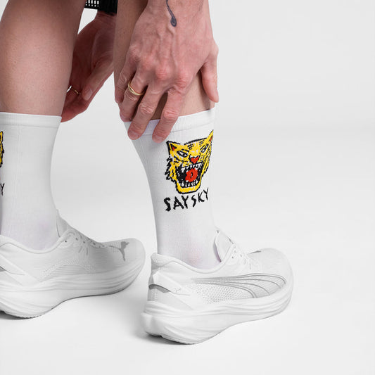 Saysky Combat High Socks White - Frontrunner Colombo