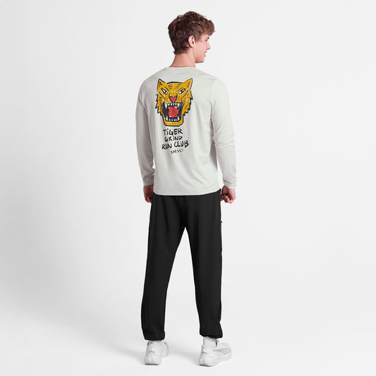 Saysky Tiger Pace Long Sleeve Mens Grey - Frontrunner Colombo