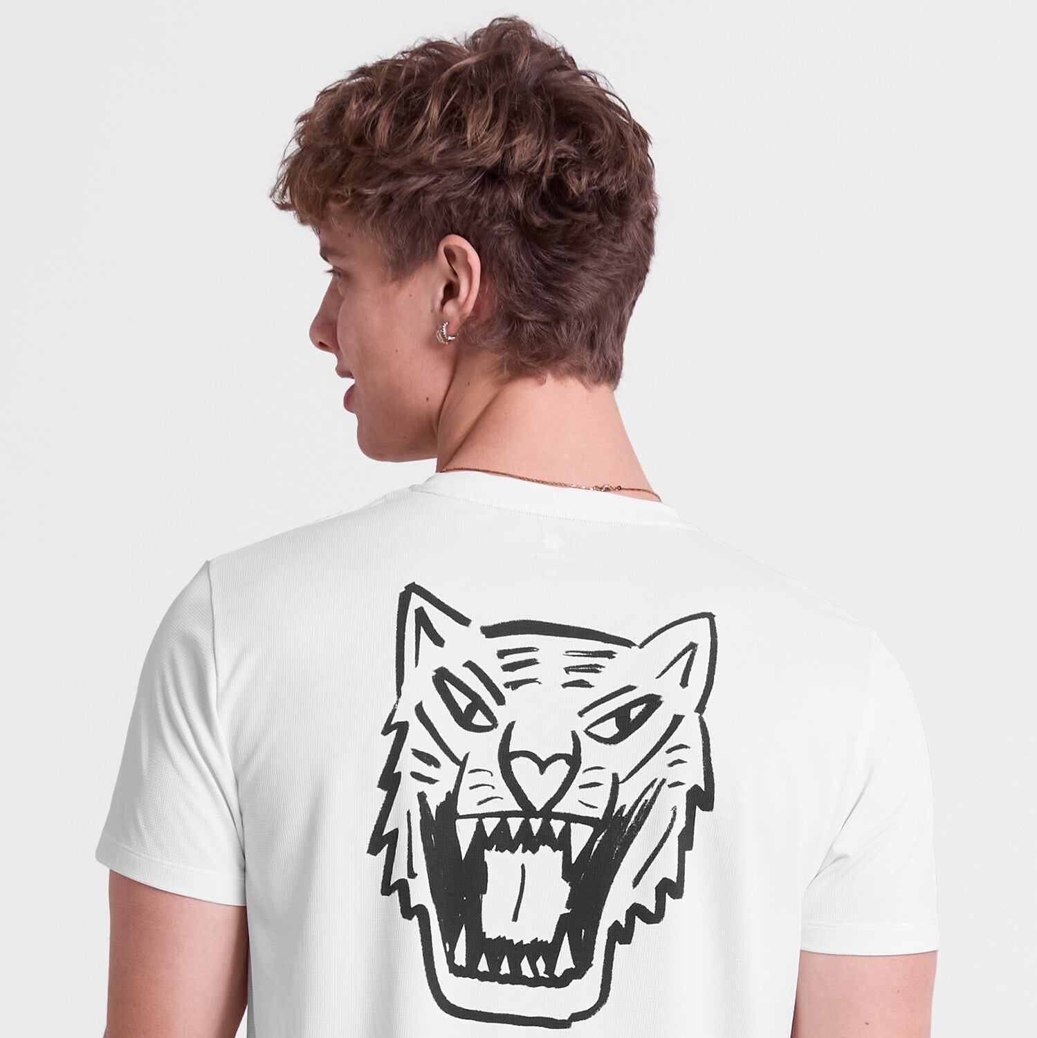 Saysky Tiger Combat Pro T-Shirt Mens White - Frontrunner Colombo