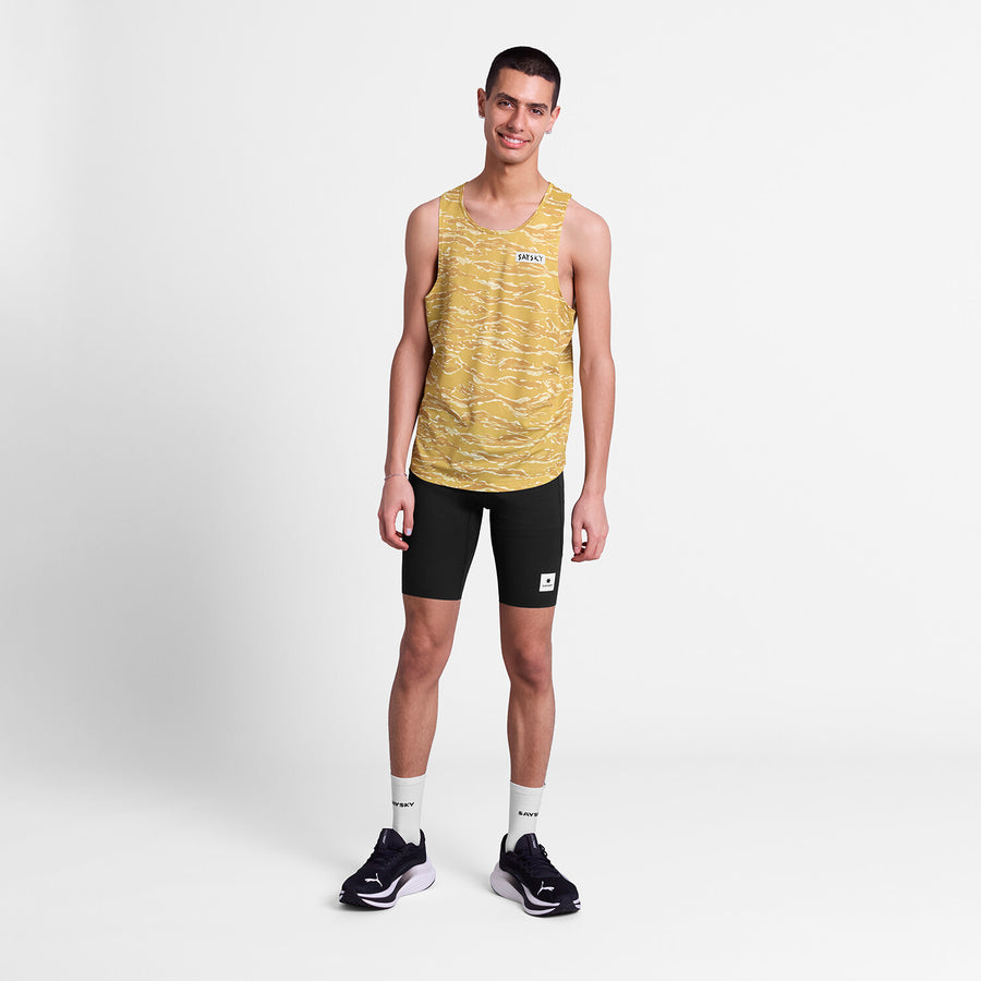 Saysky Tiger Combat Singlet Mens Yellow Camo - Frontrunner Colombo