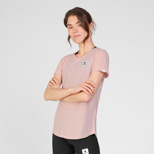 Saysky Reactive Flow T-Shirt Womens Pink Logo - Frontrunner Colombo