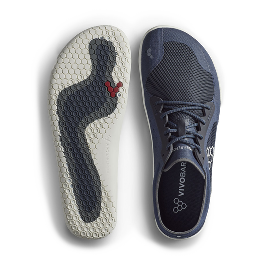 Vivobarefoot Primus Lite 3.5 (B Standard) Womens Navy - Frontrunner Colombo