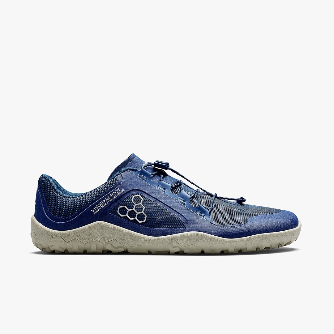 Vivobarefoot Primus Trail 3.5 (B Standard) Womens Insignia Blue - Frontrunner Colombo