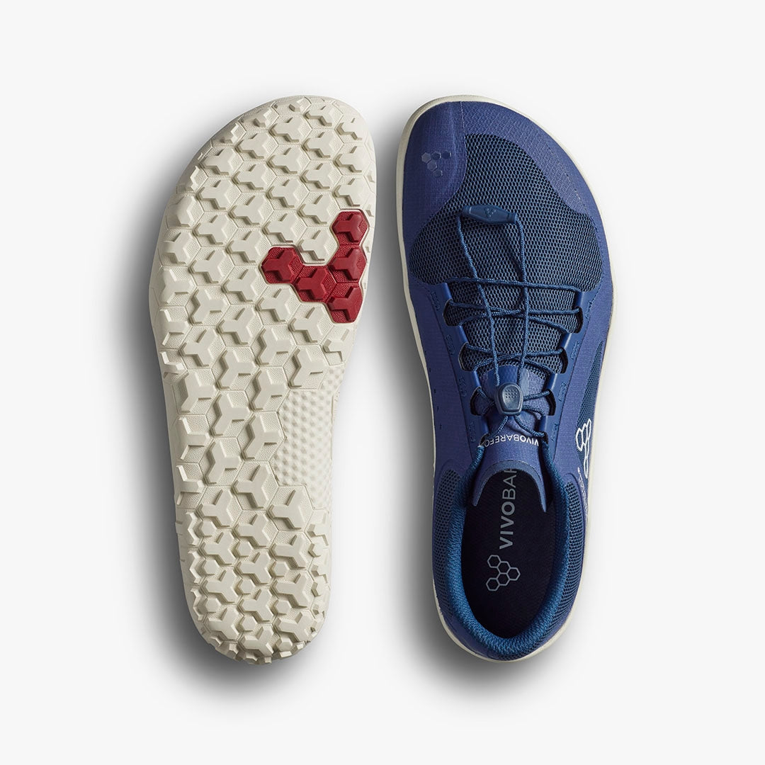 Vivobarefoot Primus Trail 3.5 (B Standard) Womens Insignia Blue - Frontrunner Colombo