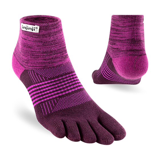 Injinji Performance Trail Womens Specific Midweight Mini-Crew - Frontrunner Colombo