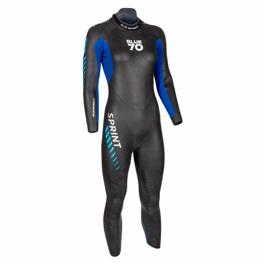 Blue Seventy Sprint Wetsuit Womens - Black - Frontrunner Colombo