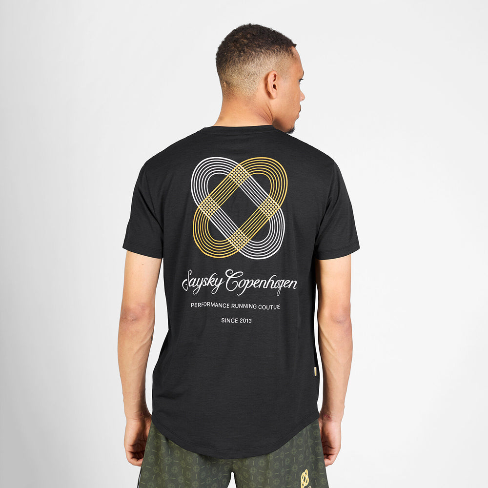 Saysky Statement Combat Pro T-Shirt Mens Black - Frontrunner Colombo