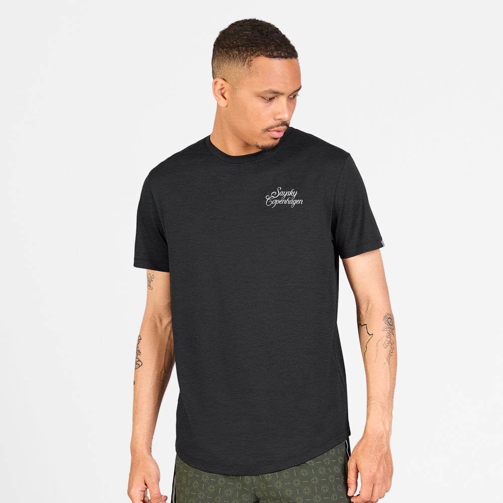 Saysky Statement Combat Pro T-Shirt Mens Black - Frontrunner Colombo