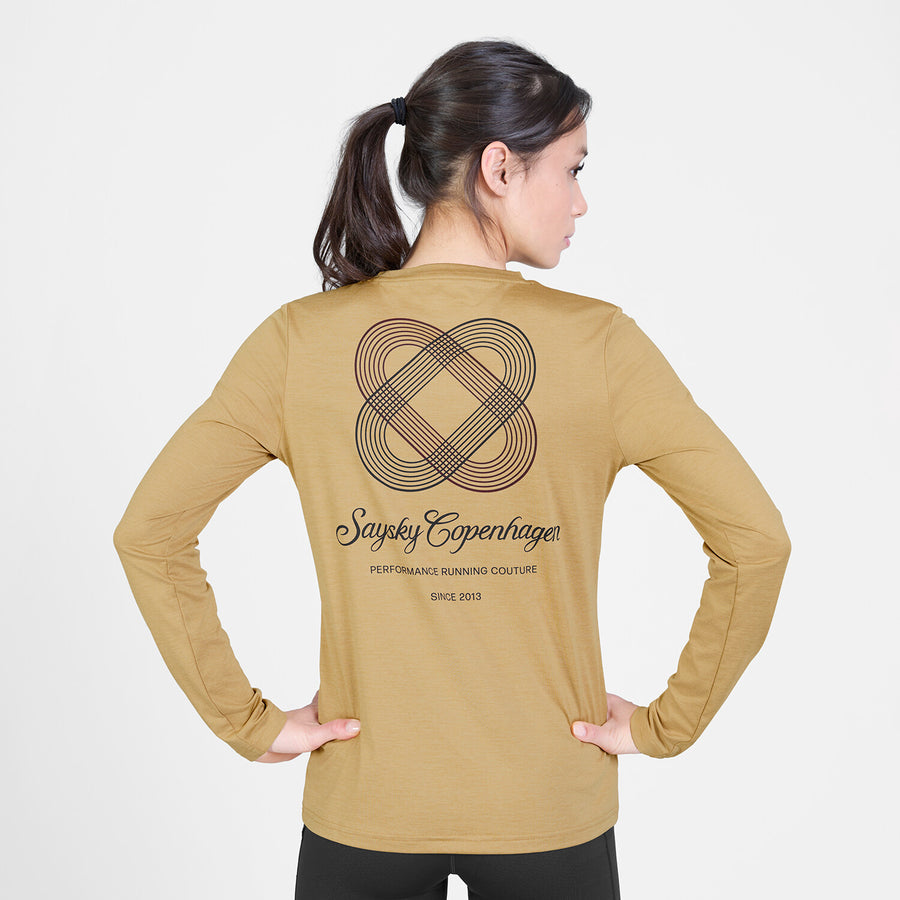 Saysky Couture Pace Long Sleeve Womens Beige - Frontrunner Colombo