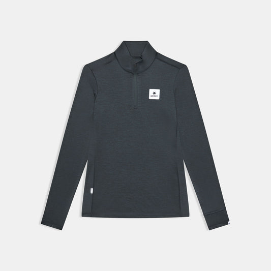 Saysky Tiger Pace 1/2 Zip Long Sleeve Womens Black - Frontrunner Colombo