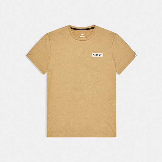 Saysky Tiger Pace T-Shirt Mens Beige - Frontrunner Colombo