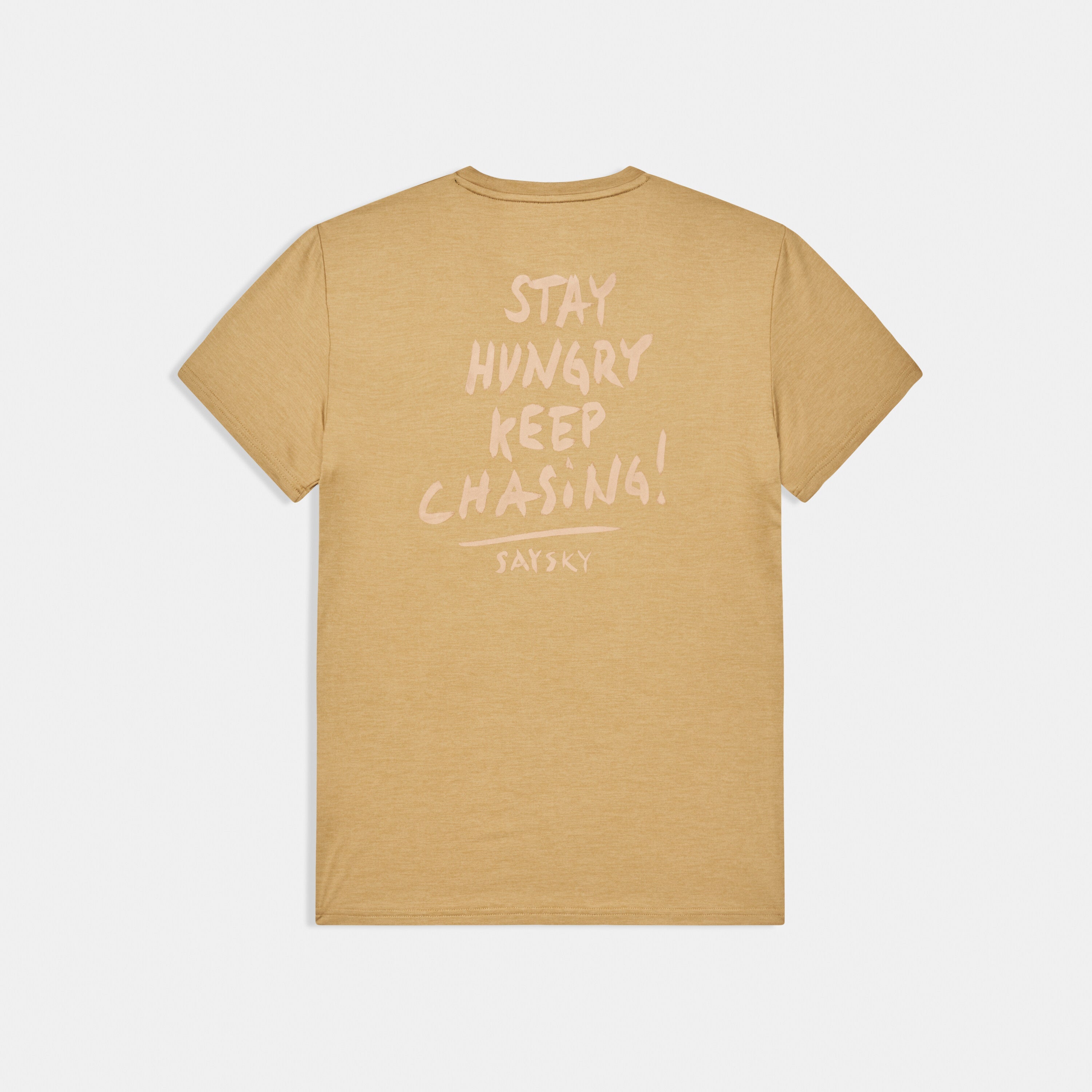 Saysky Tiger Pace T-Shirt Mens Beige back