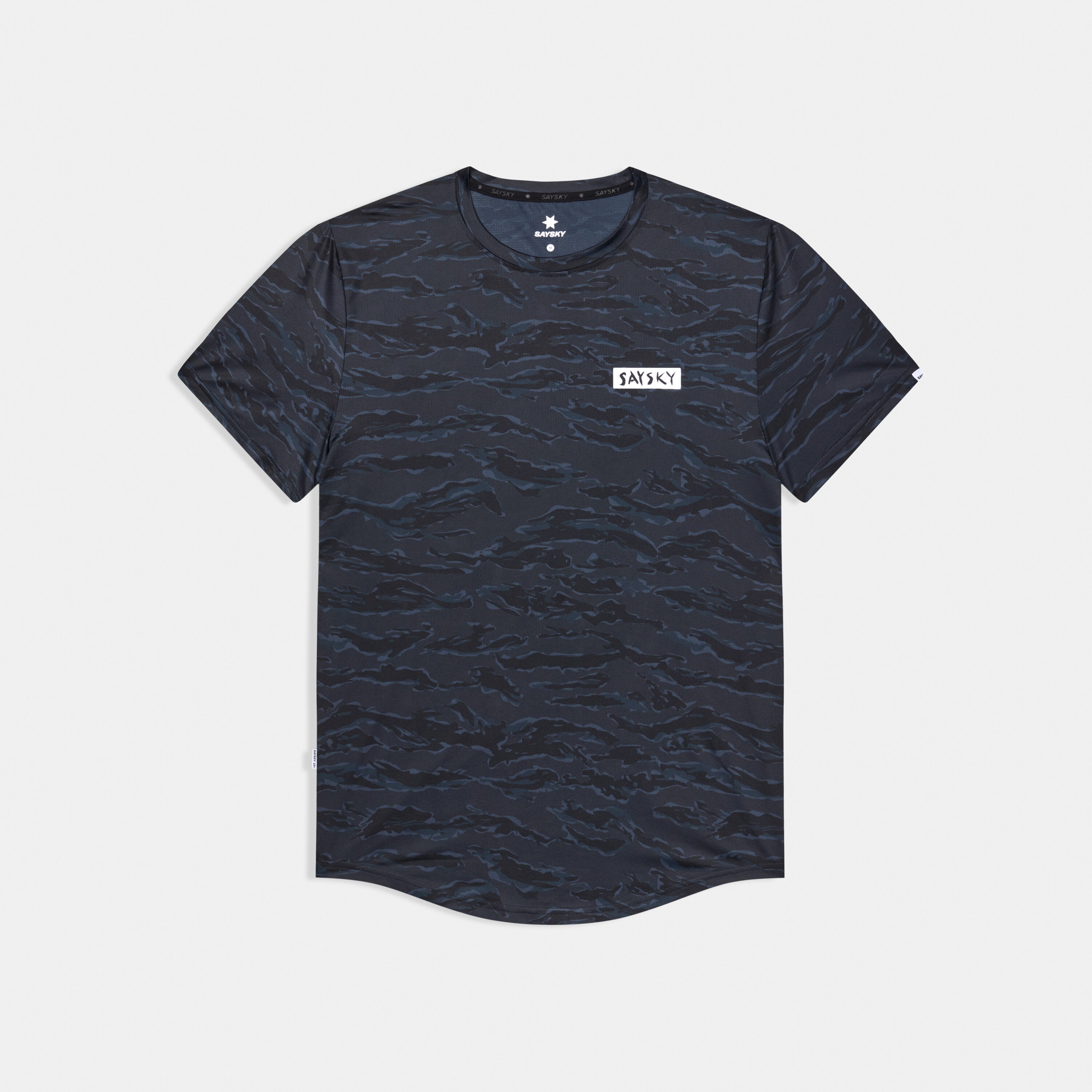 Saysky Tiger Combat T-Shirt Mens Black Camo