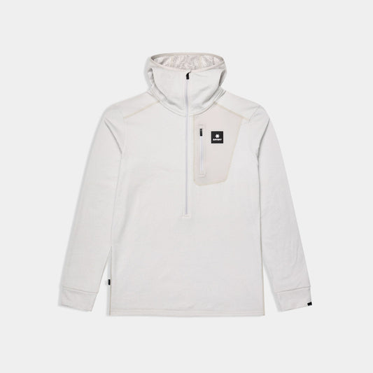 Saysky Combat Half Zip Fleece Hoodie Mens Grey - Frontrunner Colombo