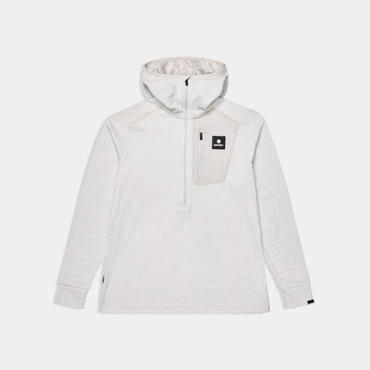 Saysky Combat Half Zip Fleece Hoodie Womens Grey - Frontrunner Colombo